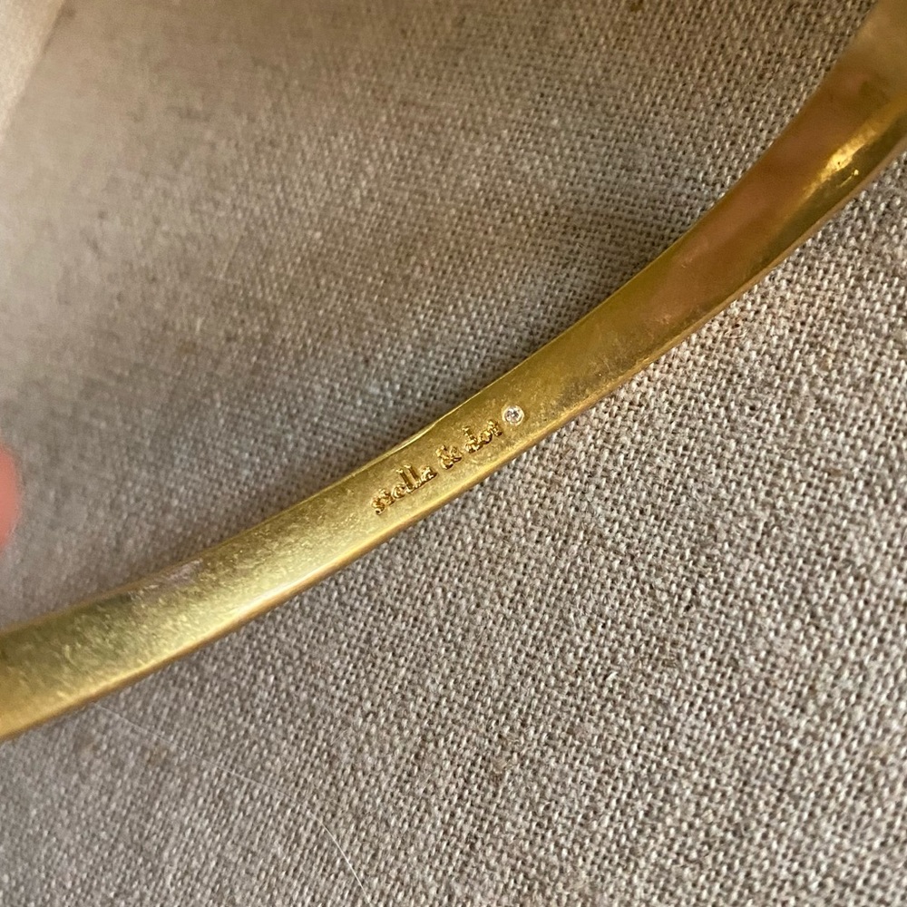 NWT STELLA & DOT Gold Pavé Ansley Cuff ✨ - Picture 8 of 11